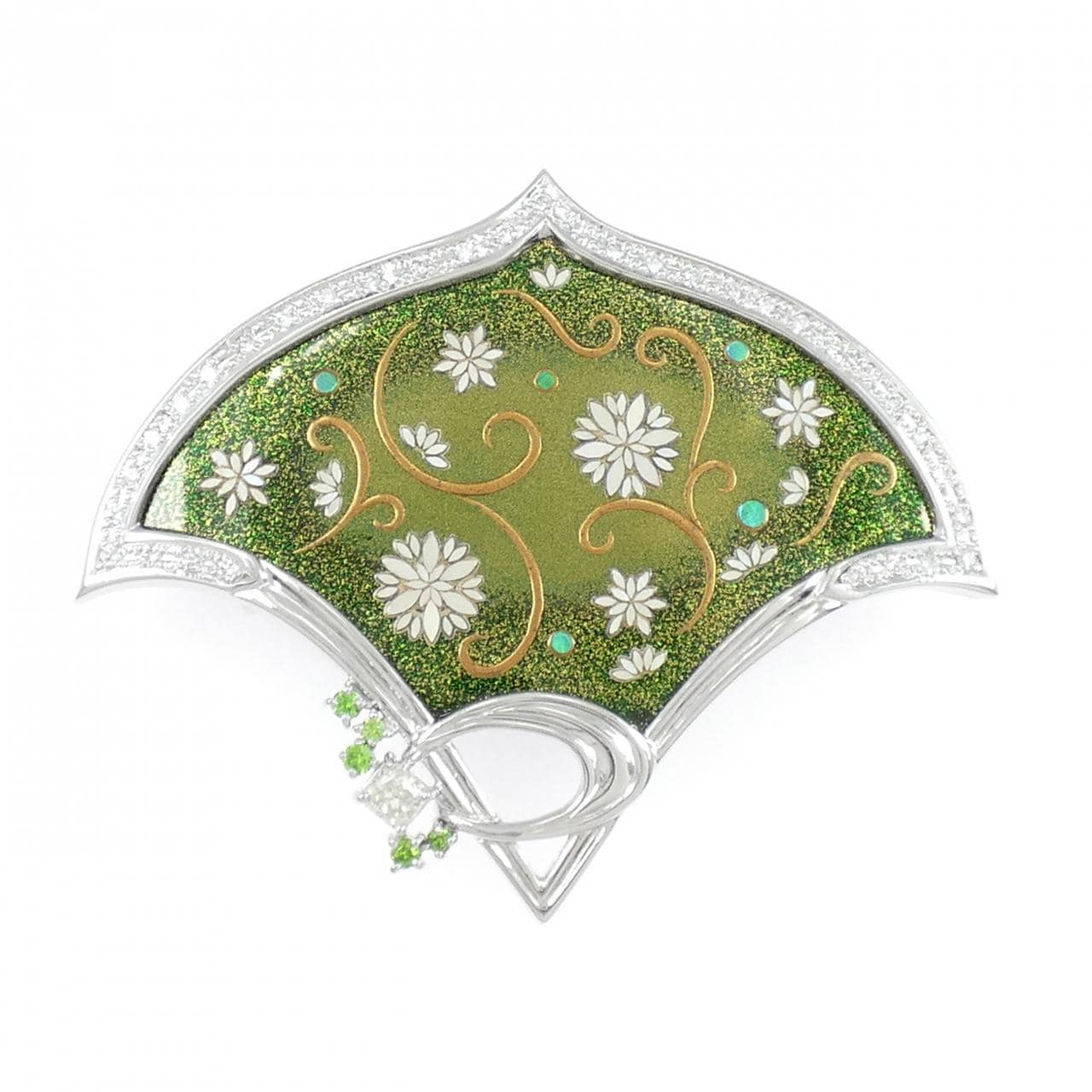 ヤマサキユミコ 蒔絵 帯留め