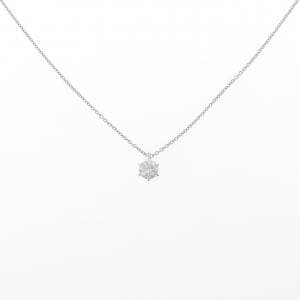 PT900/PT850 ソリティア ダイヤモンド ネックレス 0.313CT D I1 EXT