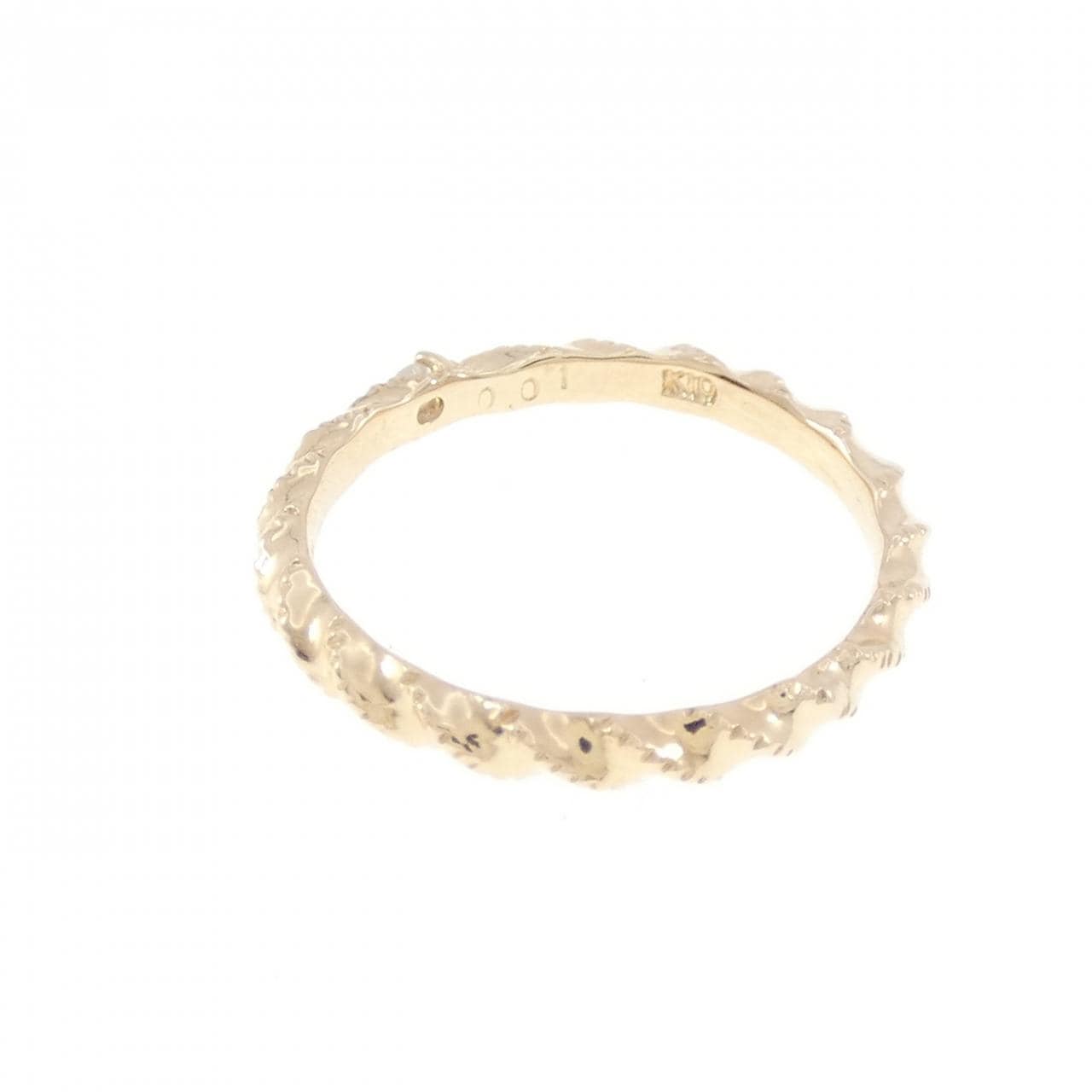 アガット ダイヤモンド ピンキーリング 0.01CT