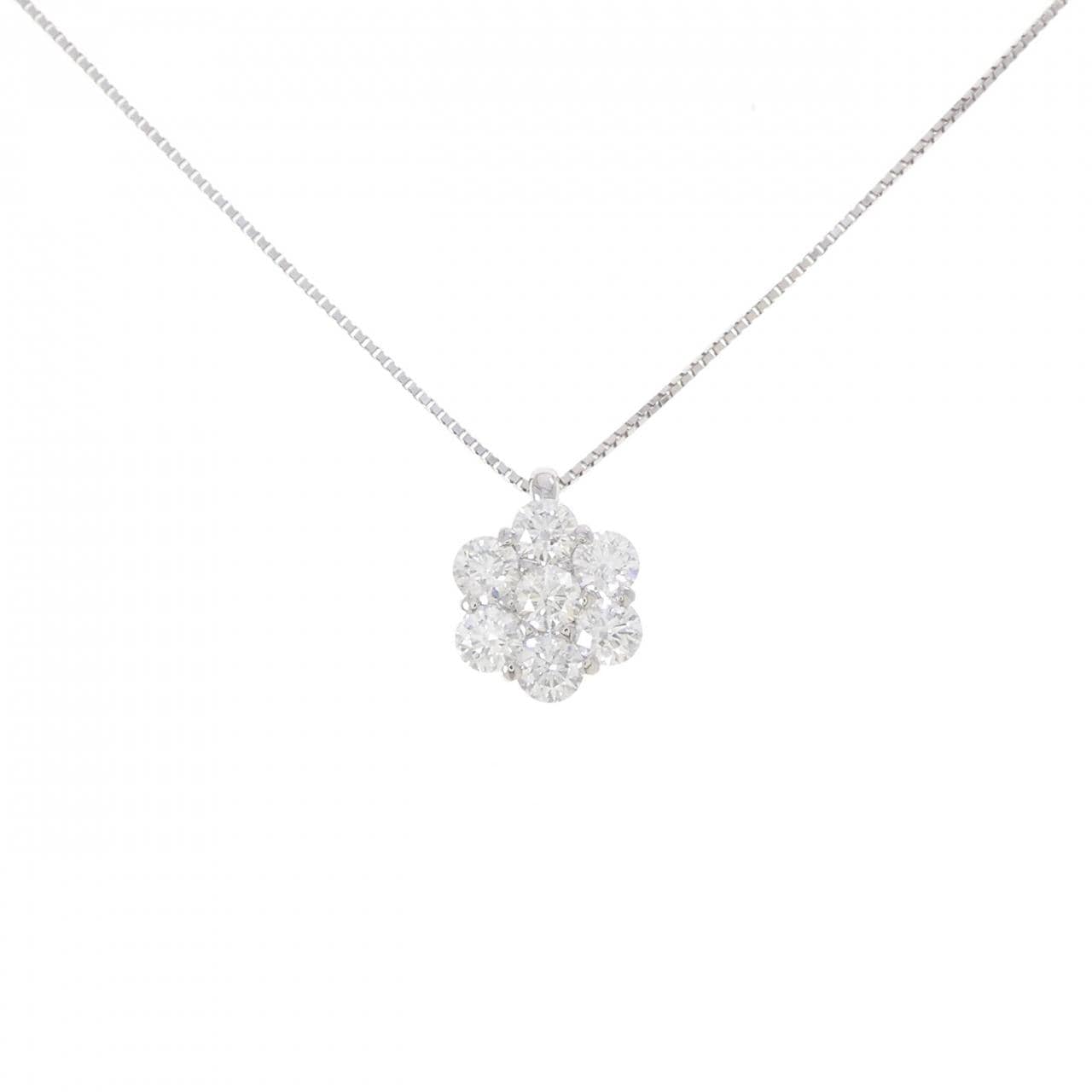 ギンザ タナカ ダイヤモンド ネックレス 1.24CT