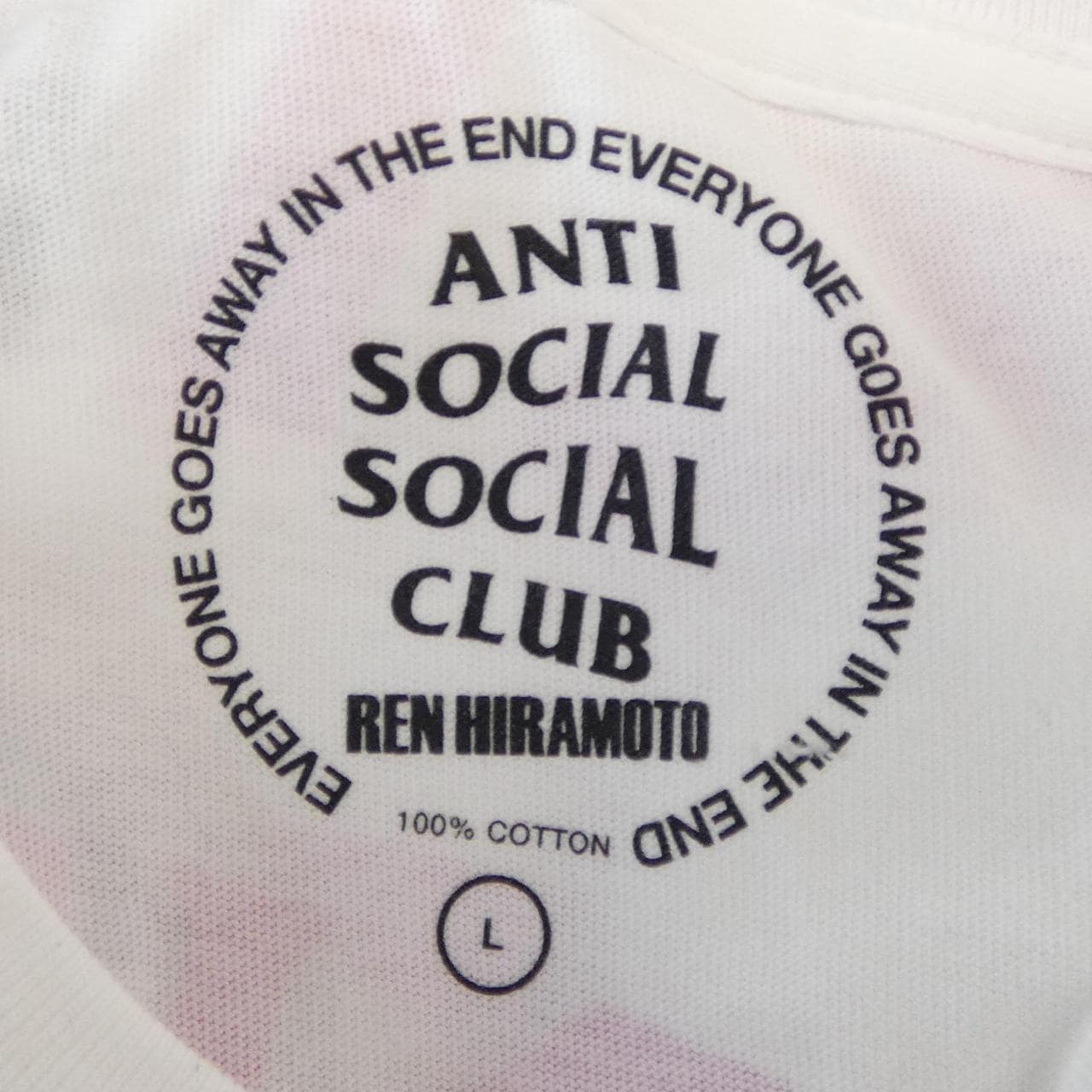 アンチソーシャルソーシャルクラブ ANTI SOCIAL SOCIAL CLUB REN HIRAMOTO Tシャツ