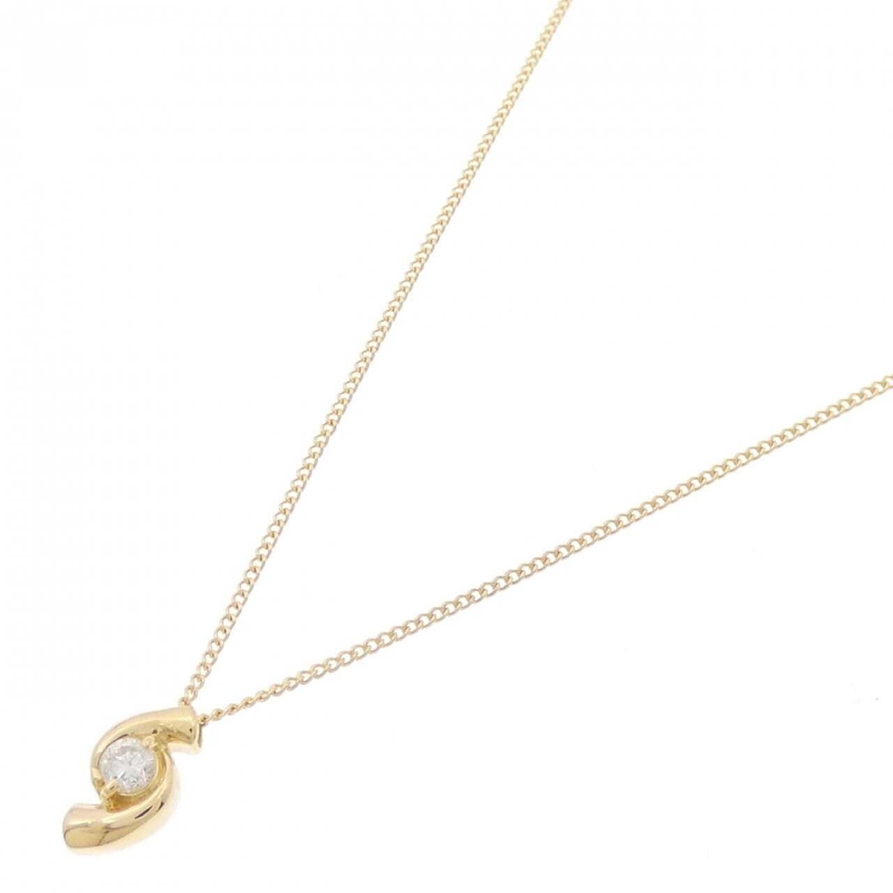 K18YG ダイヤモンド ネックレス 0.09CT