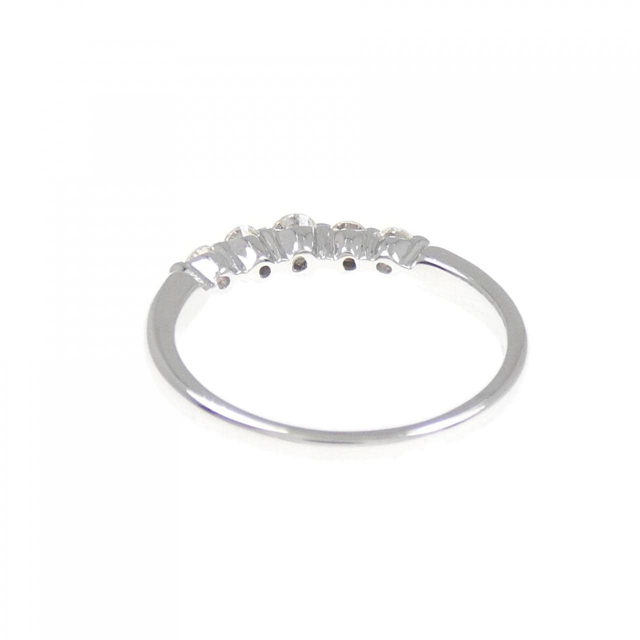 K18WG钻石小指戒指 0.20 克拉