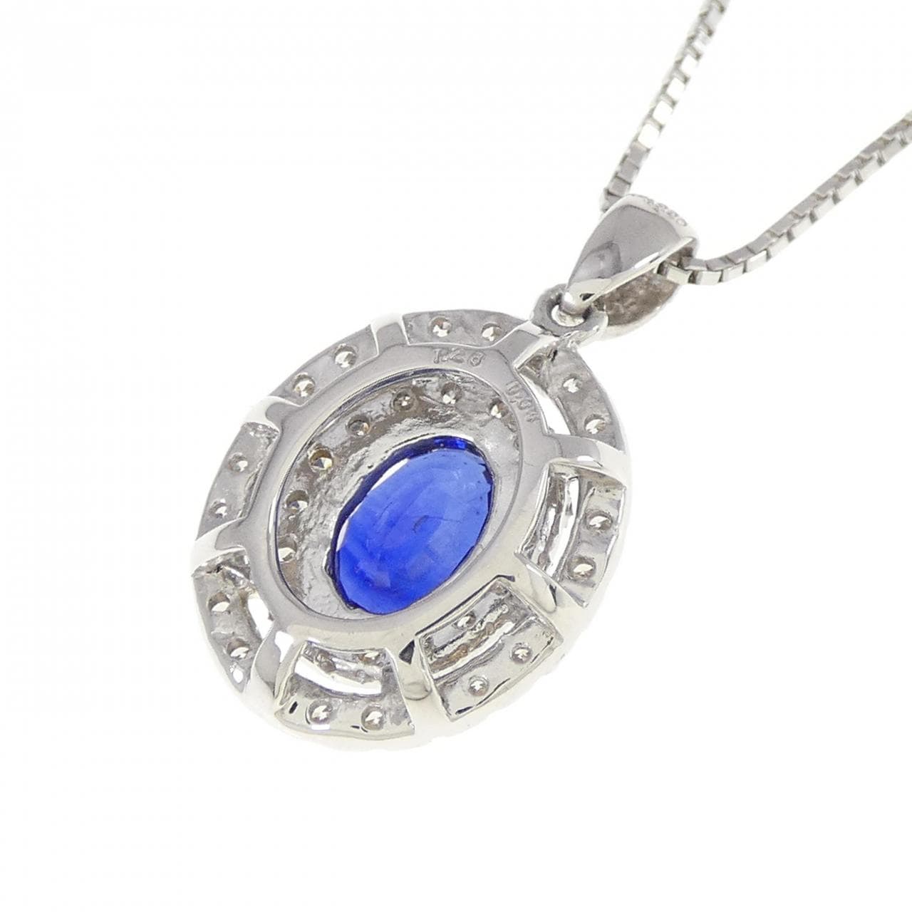 [Remake] PT Sapphire Necklace 1.28CT Made in Madagascar