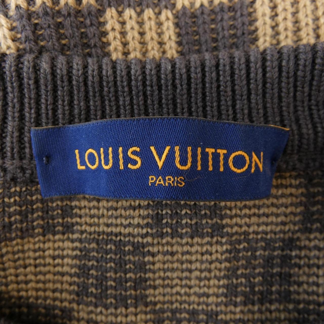 ルイヴィトン LOUIS VUITTON リブデニムクルーネック HLN77WZLL ニット