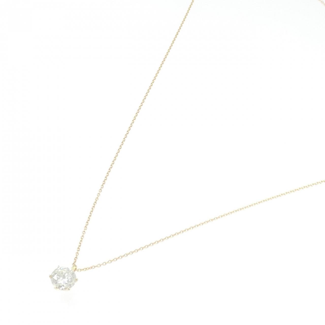 【リメイク】K18YG ダイヤモンド ネックレス 1.100CT H SI2 VG