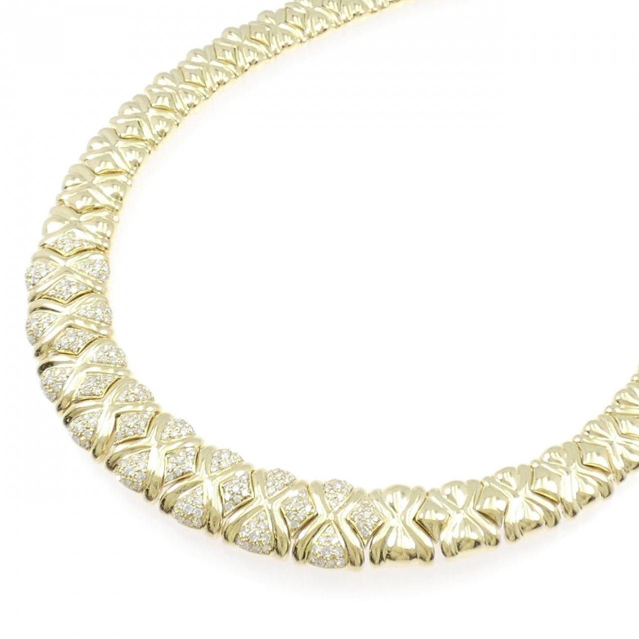 750YG ダイヤモンド ネックレス