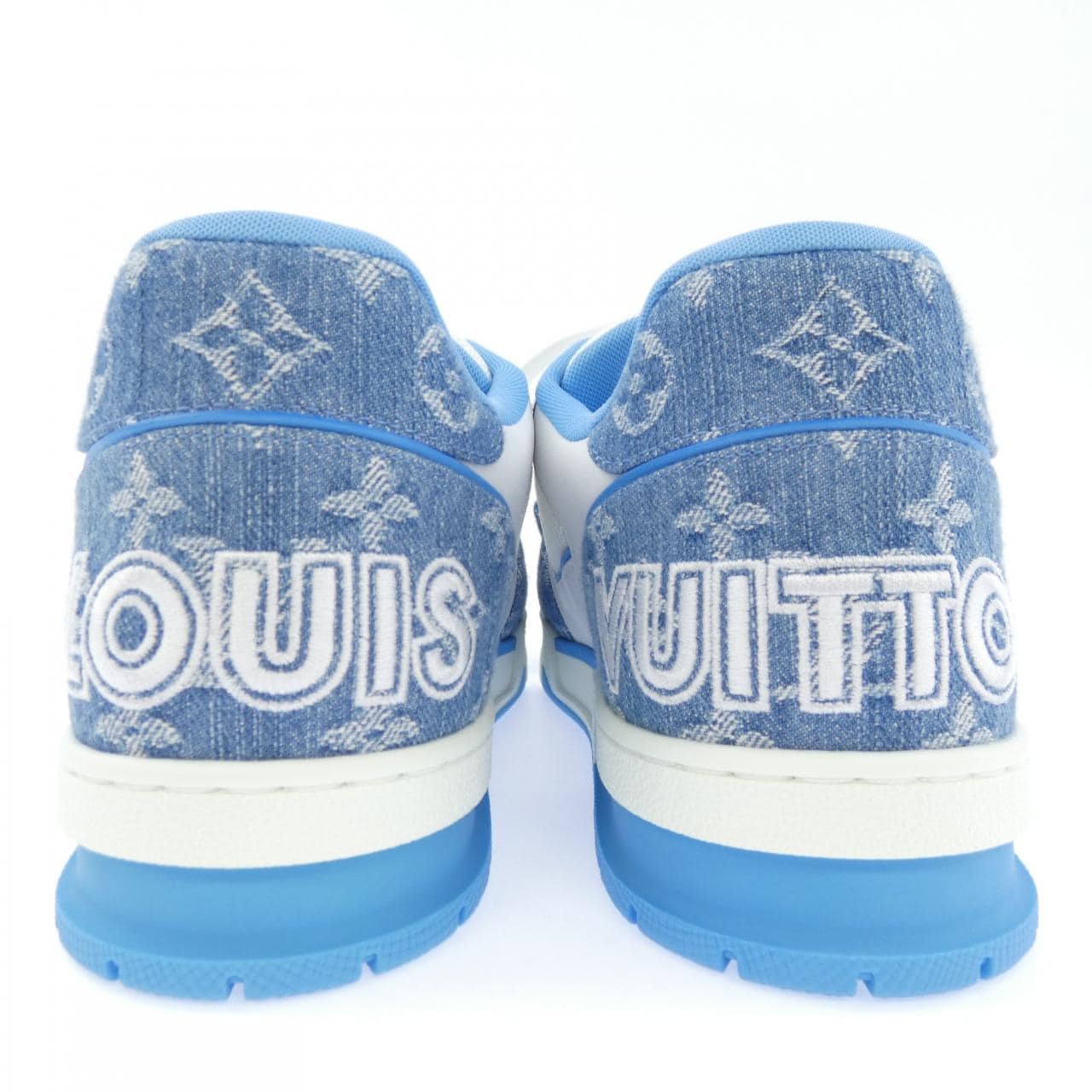 ルイヴィトン LOUIS VUITTON LVトレイナーライン モノグラムデニム スニーカー
