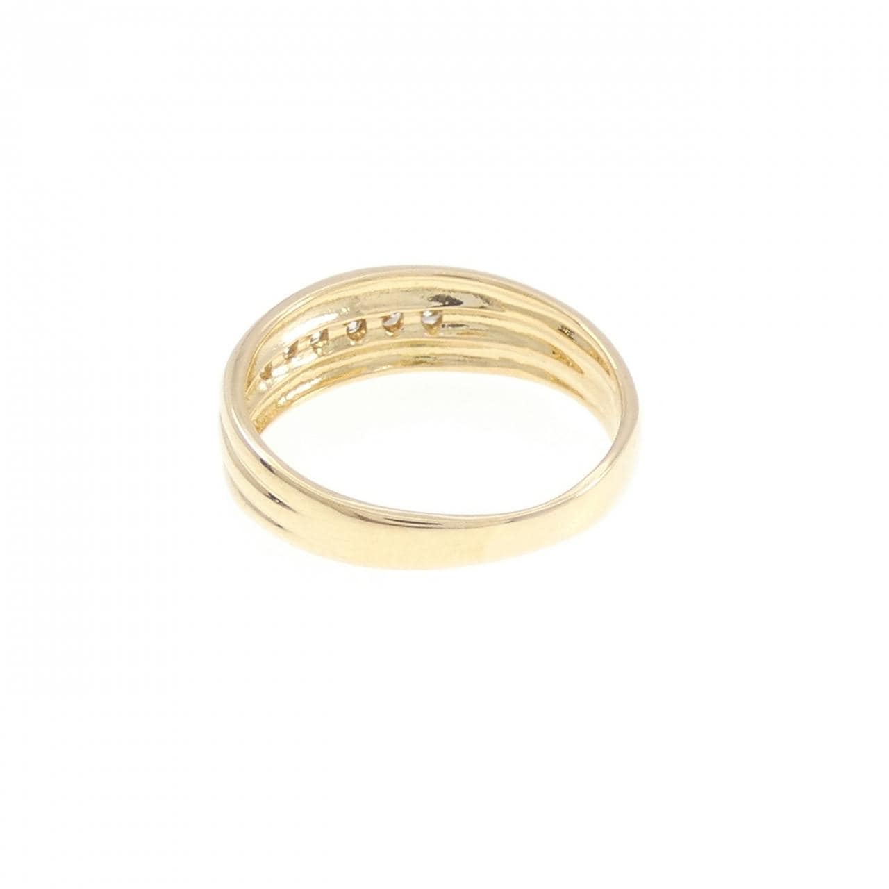 K18YG ダイヤモンド ピンキー リング 0.10CT
