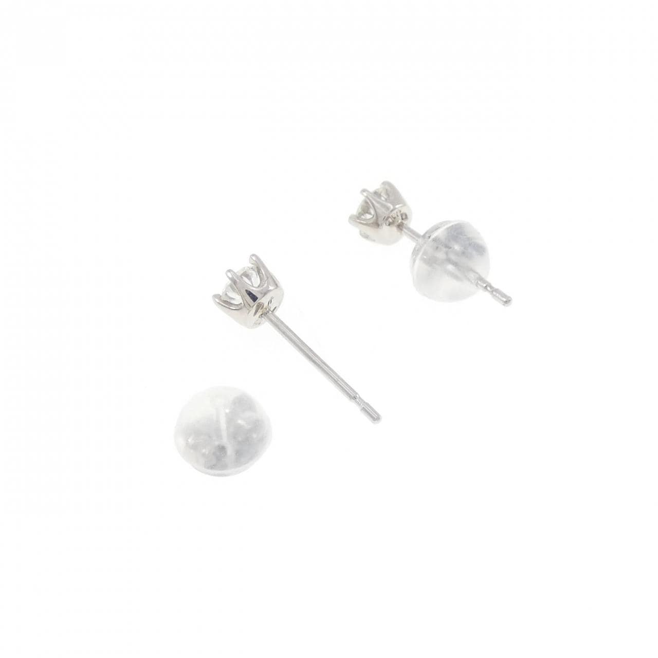 PT900  ソリティア ダイヤモンド ピアス 0.30CT