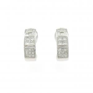 K18WG ダイヤモンド ピアス 0.70CT