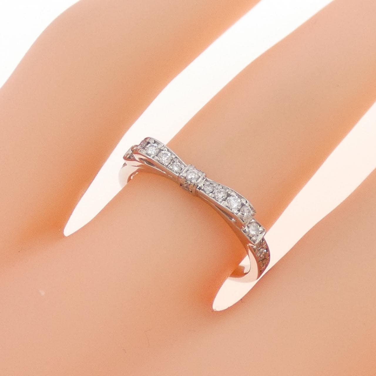 VENDOME多姆絲帶鑽石戒指 0.20CT