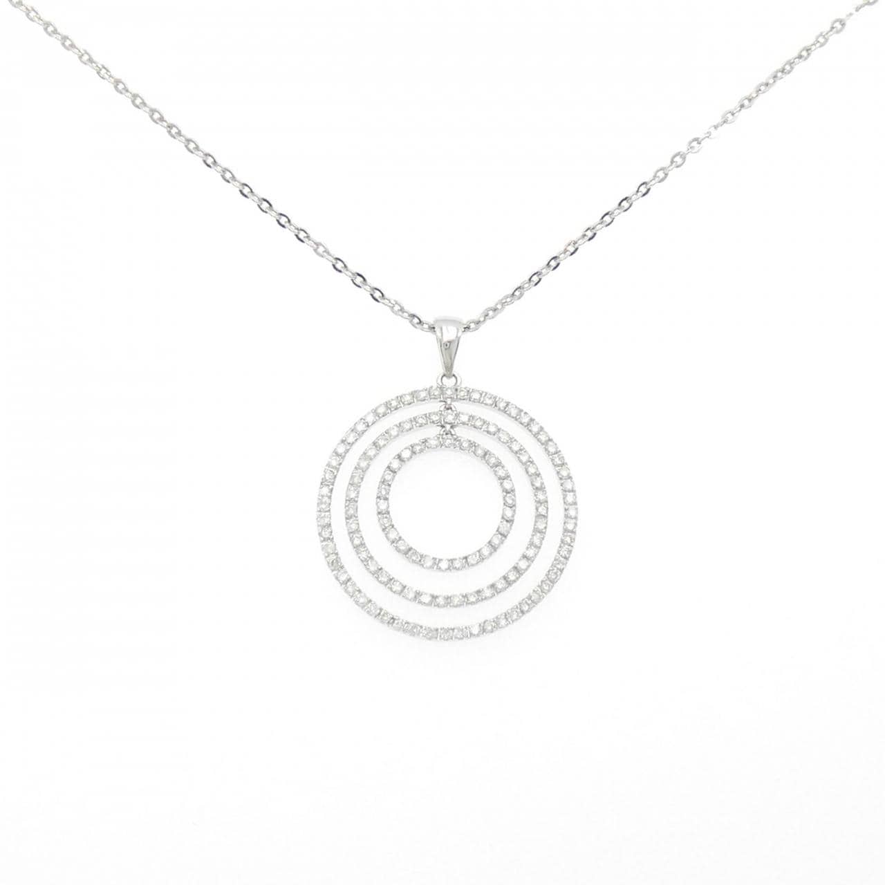 18KWG/750WG ダイヤモンド ネックレス