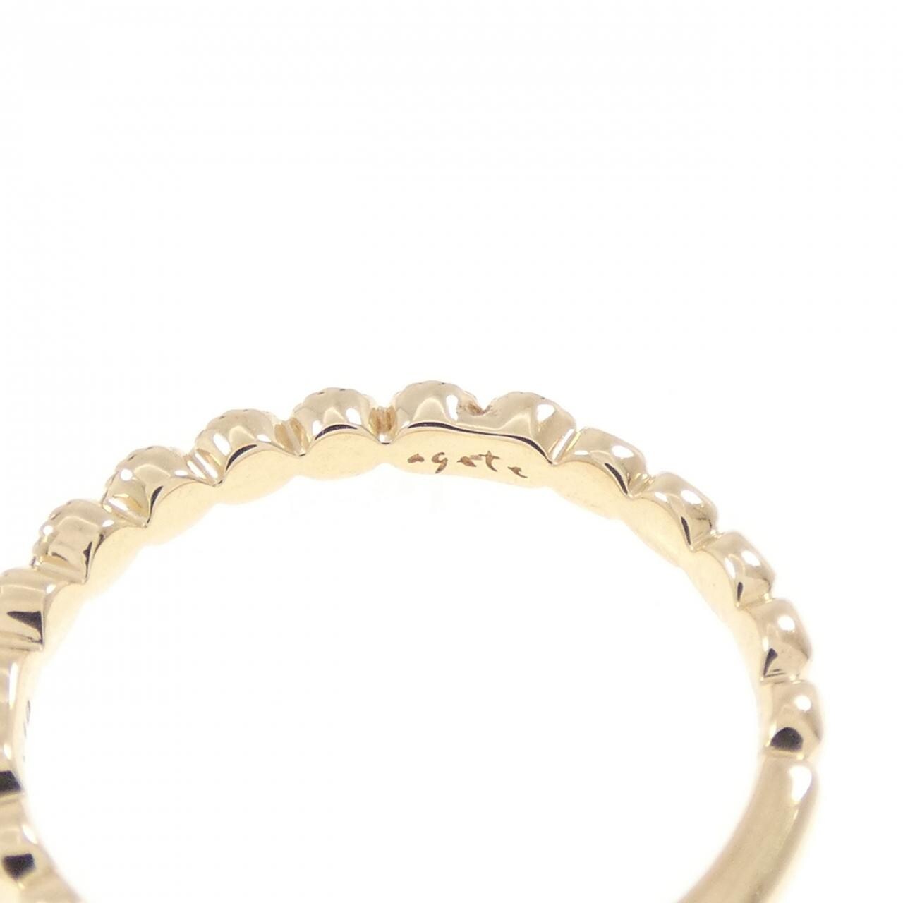 アガット ダイヤモンド リング 0.07CT
