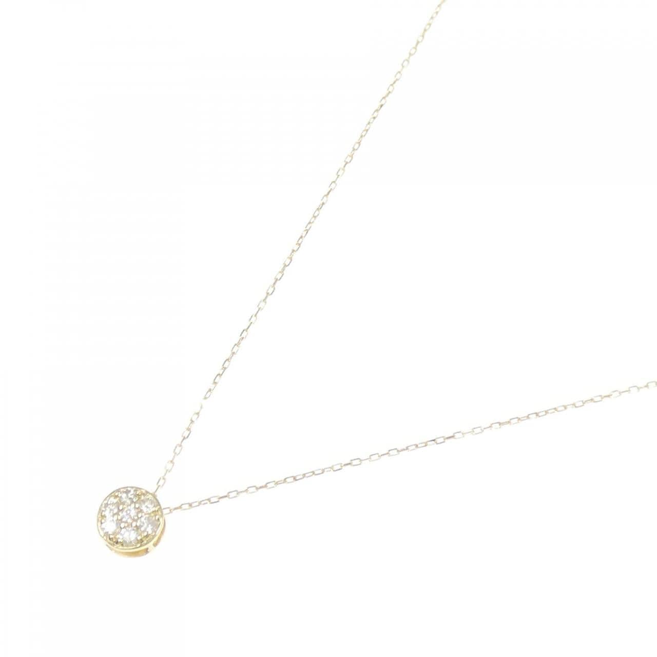【新品】K18YG ダイヤモンド ネックレス 0.10CT