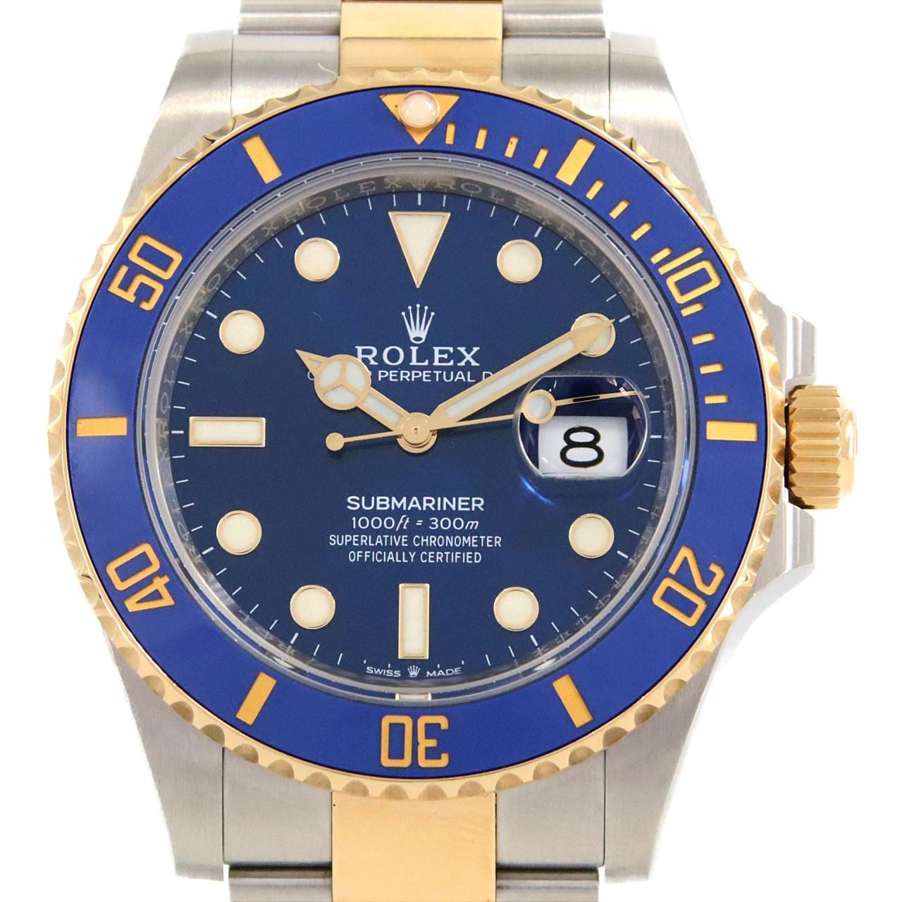 ROLEX Submariner Date 126613LB SSxYG Automatic Random Number