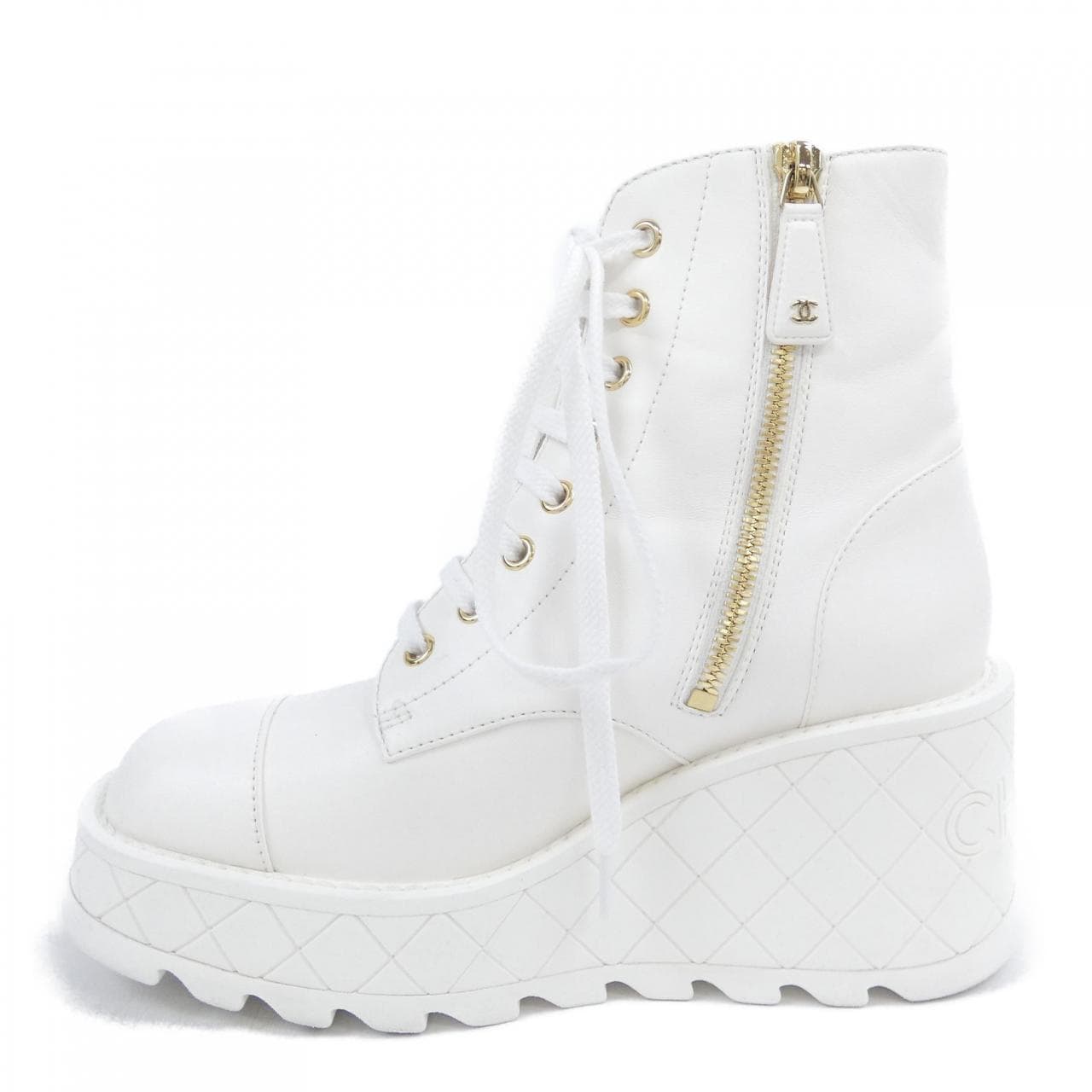 シャネル CHANEL コンバットブーツ COMBAT BOOTS G45388X01000 ブーツ