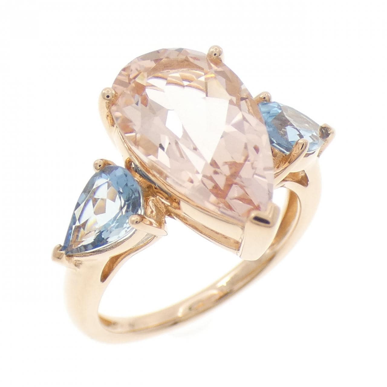 ジーエスティービー モルガナイト リング 4.00CT