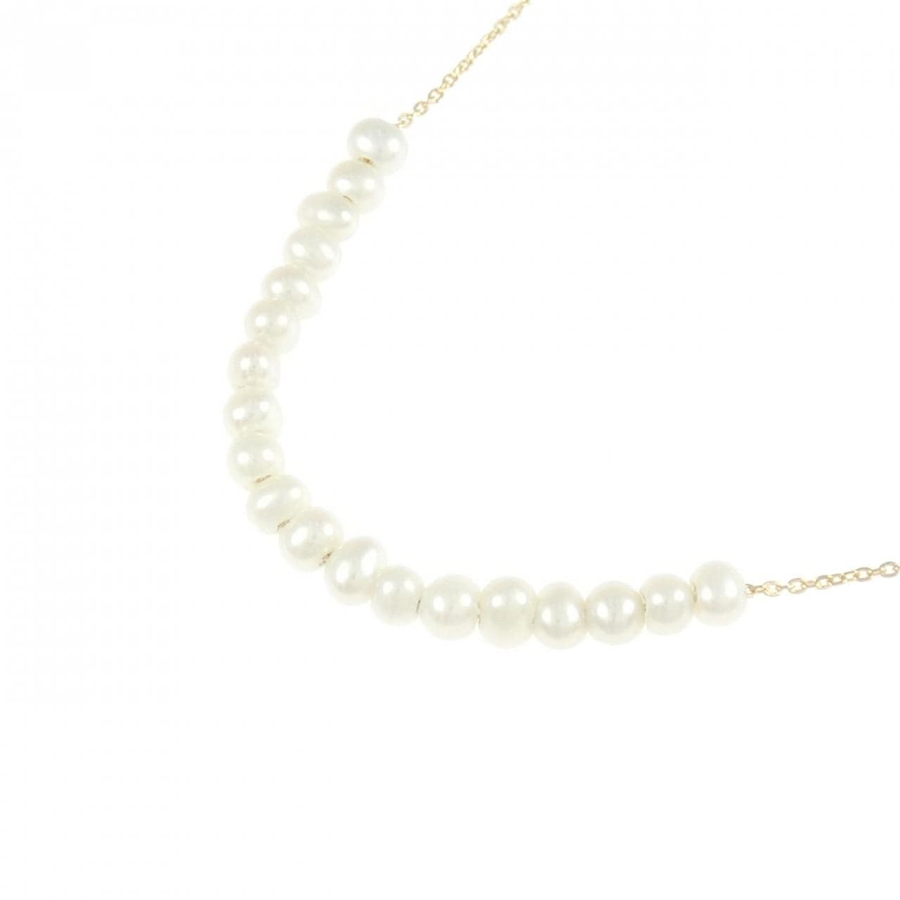 750YG 淡水パール ネックレス