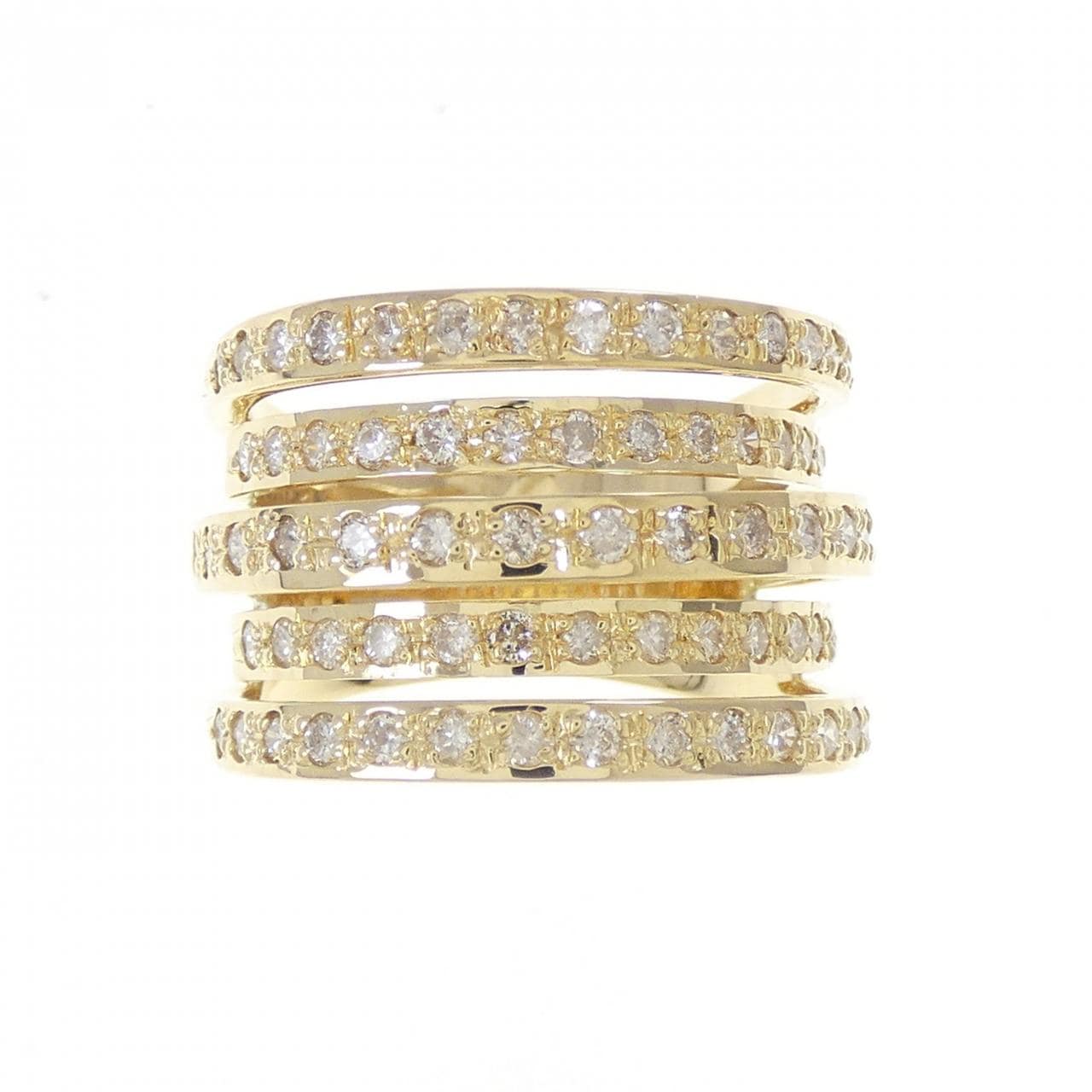 K18YG ダイヤモンド リング 1.00CT