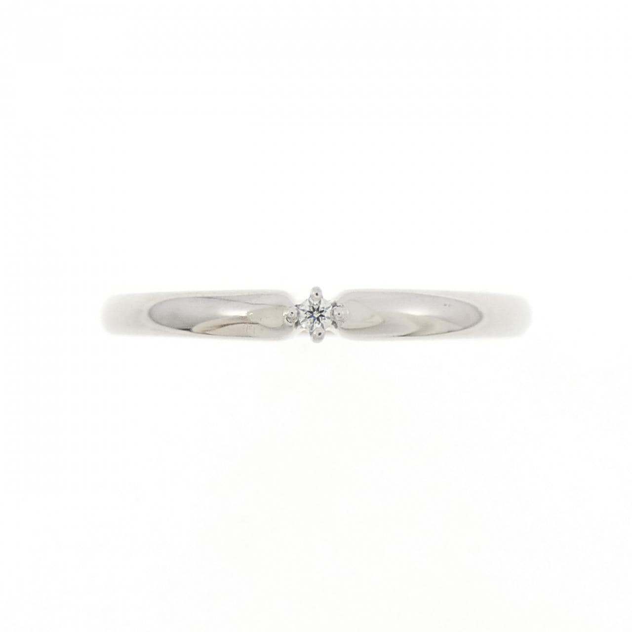 PT950 ダイヤモンド リング 0.007CT