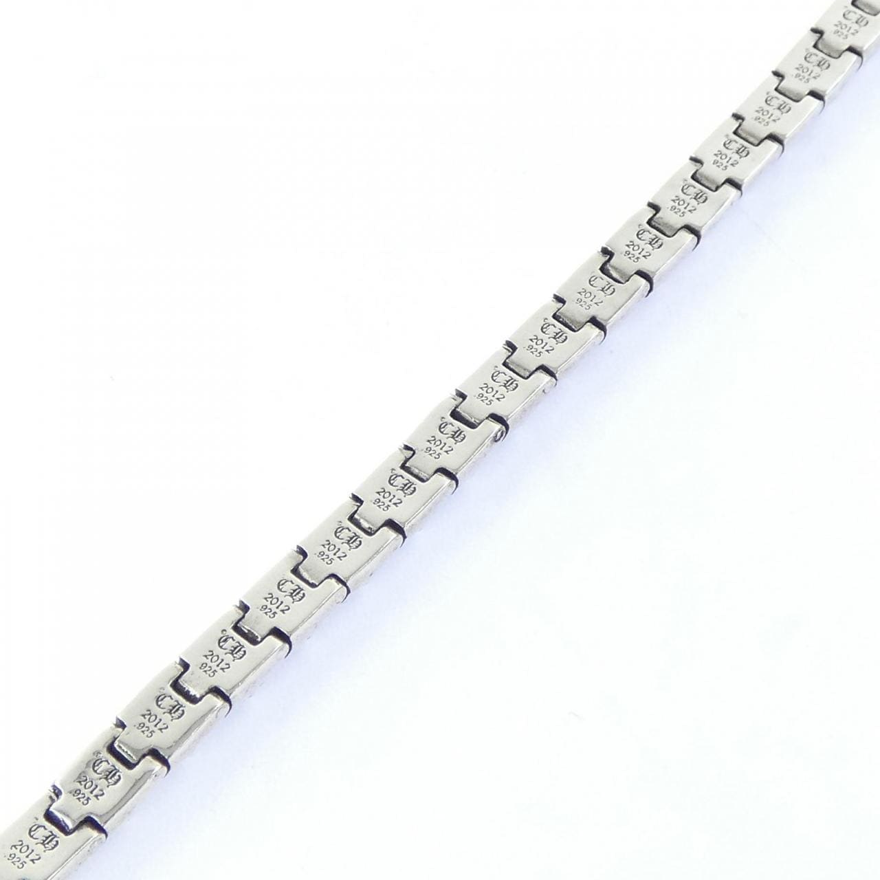 クロムハーツ CHROME HEARTS PYRAMID PLS LNK 1/4 L26 DMND SNGL 200132580SLVL26015 BRACELET
