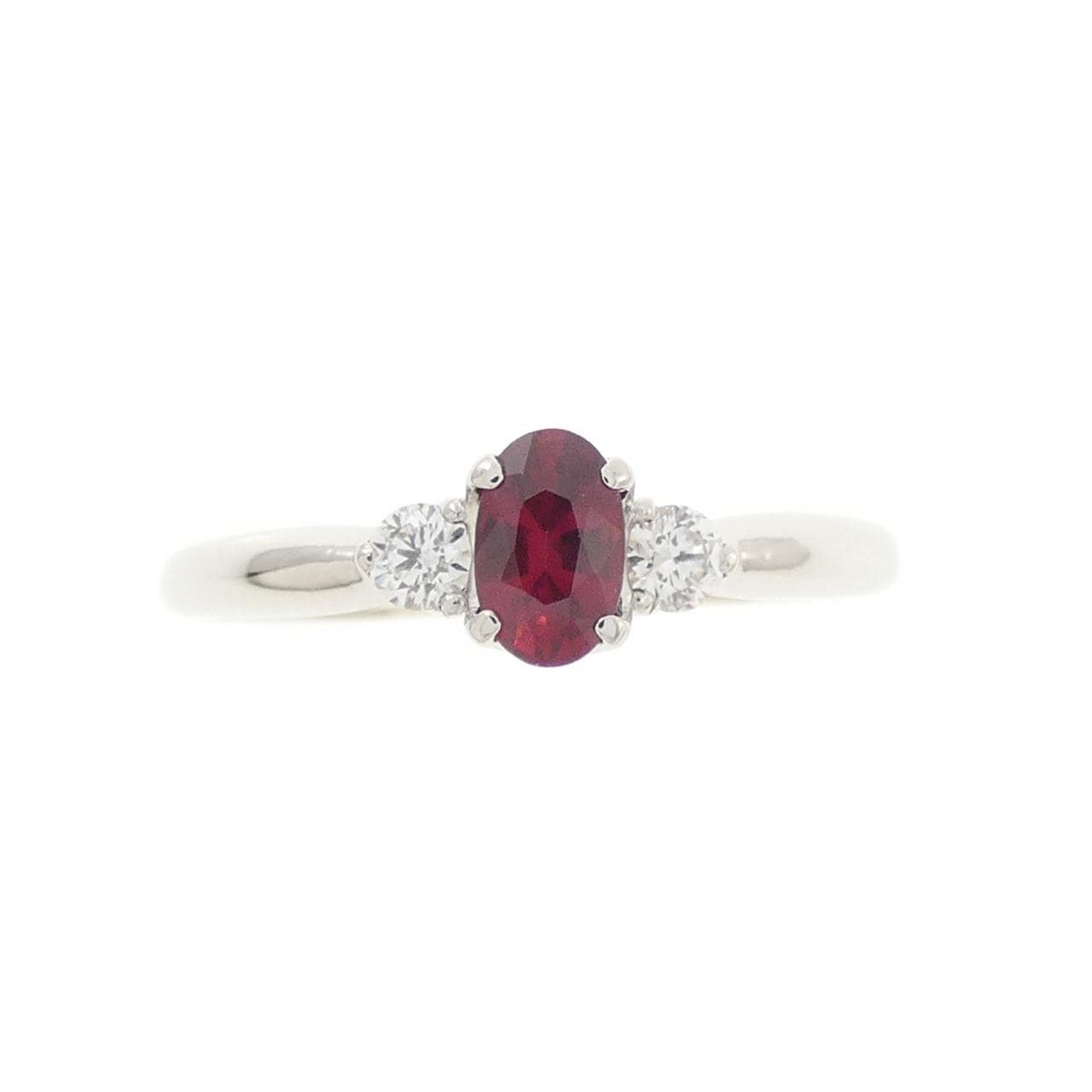 PT900 ルビー リング 0.34CT