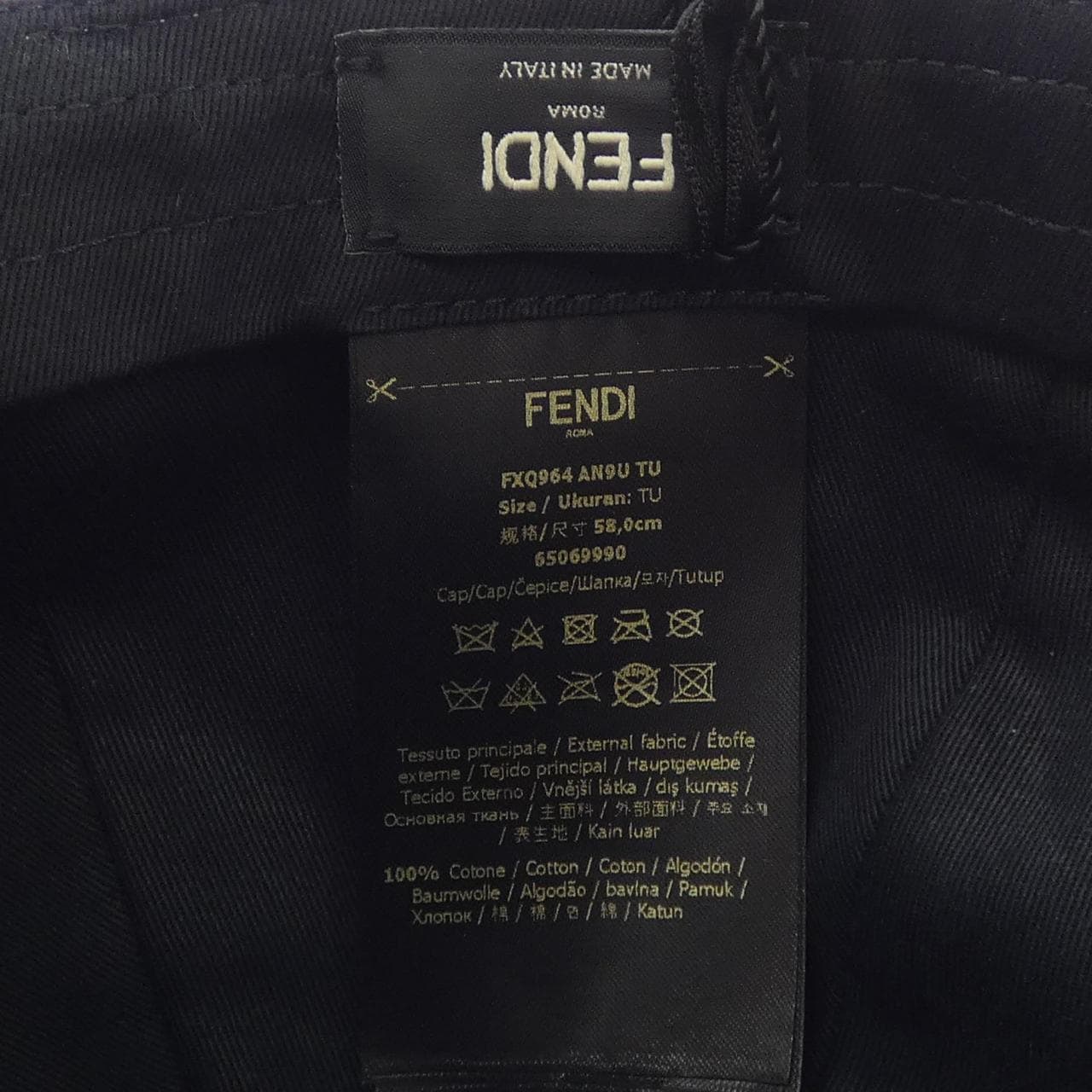 フェンディ FENDI FXQ964 キャップ