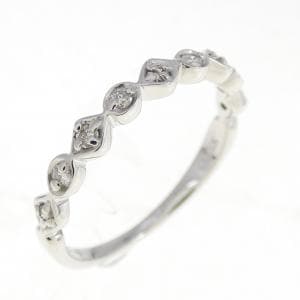 K18WG ダイヤモンド リング 0.09CT