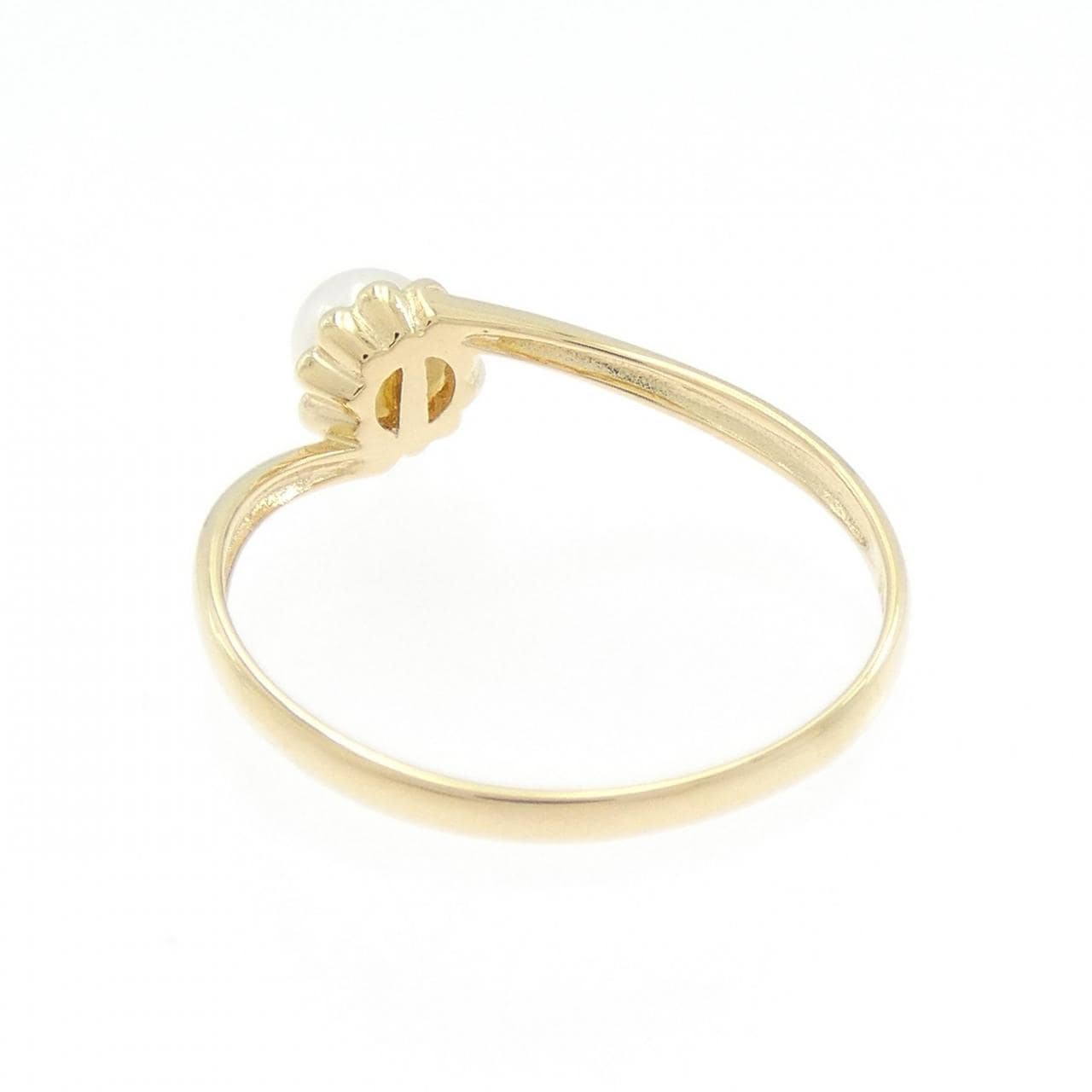 K18YG アコヤパール リング 4.3mm