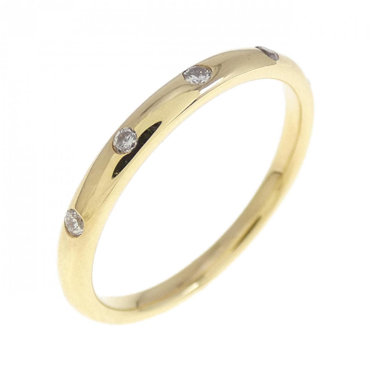 K18YG ダイヤモンド リング 0.08CT