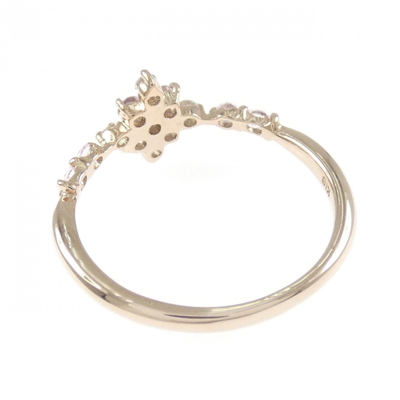 K18PG 合成サファイア リング