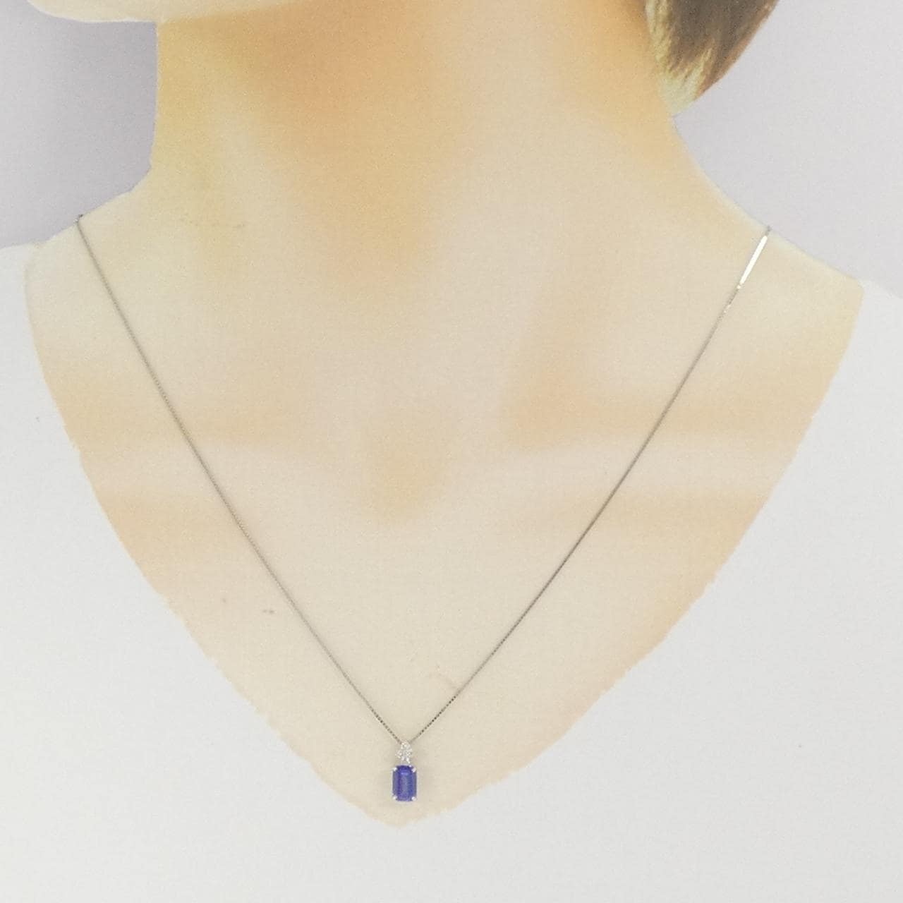 PT Tanzanite Necklace 0.85CT