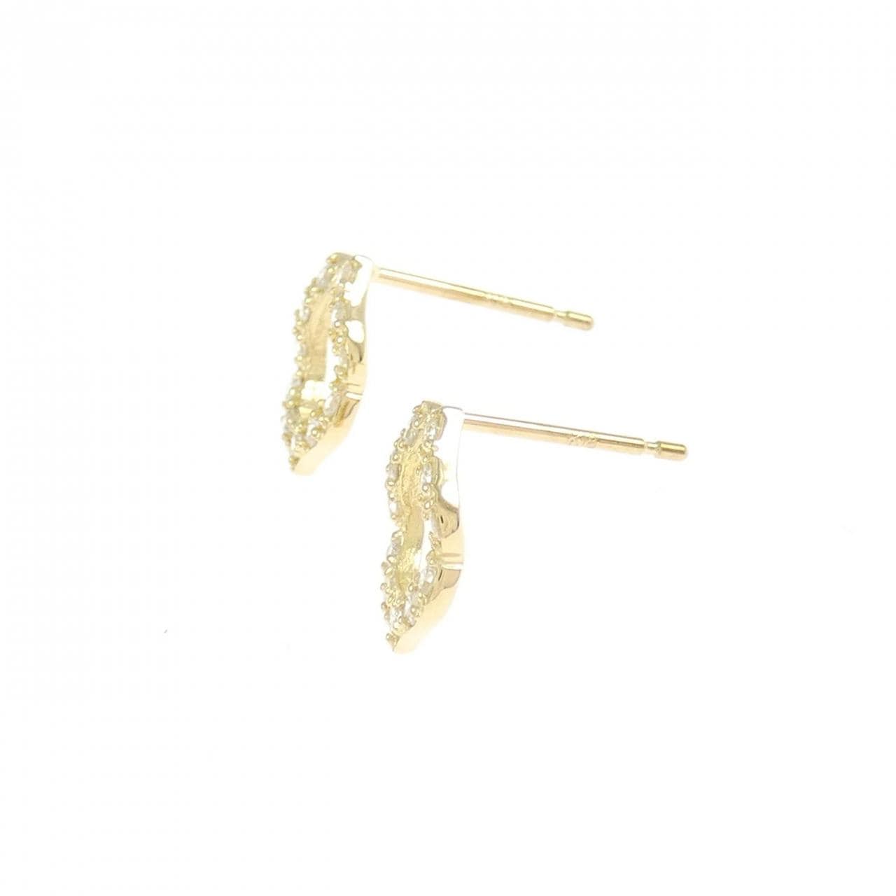 【リメイク】K18YG ダイヤモンド ピアス 0.20CT