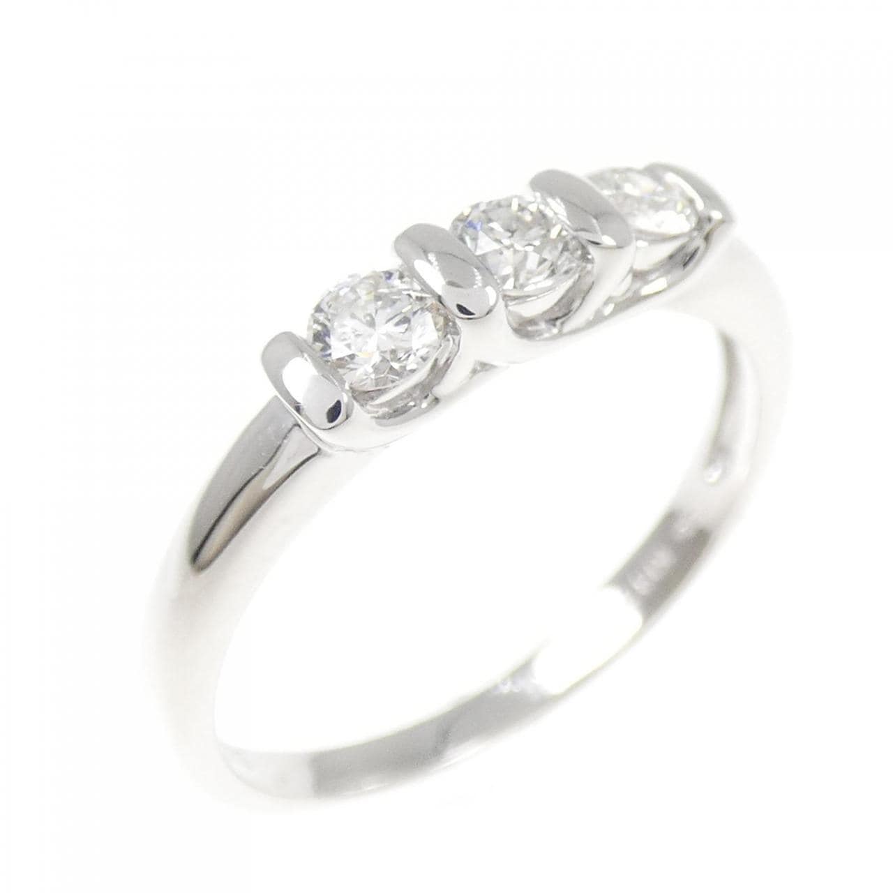 K18WG ダイヤモンド リング 0.35CT