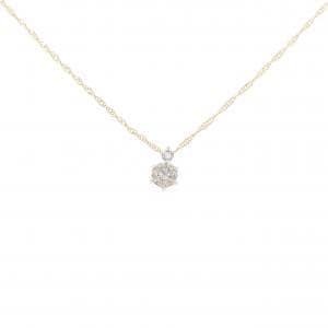 K18WG/K18YG ダイヤモンド ネックレス 0.30CT