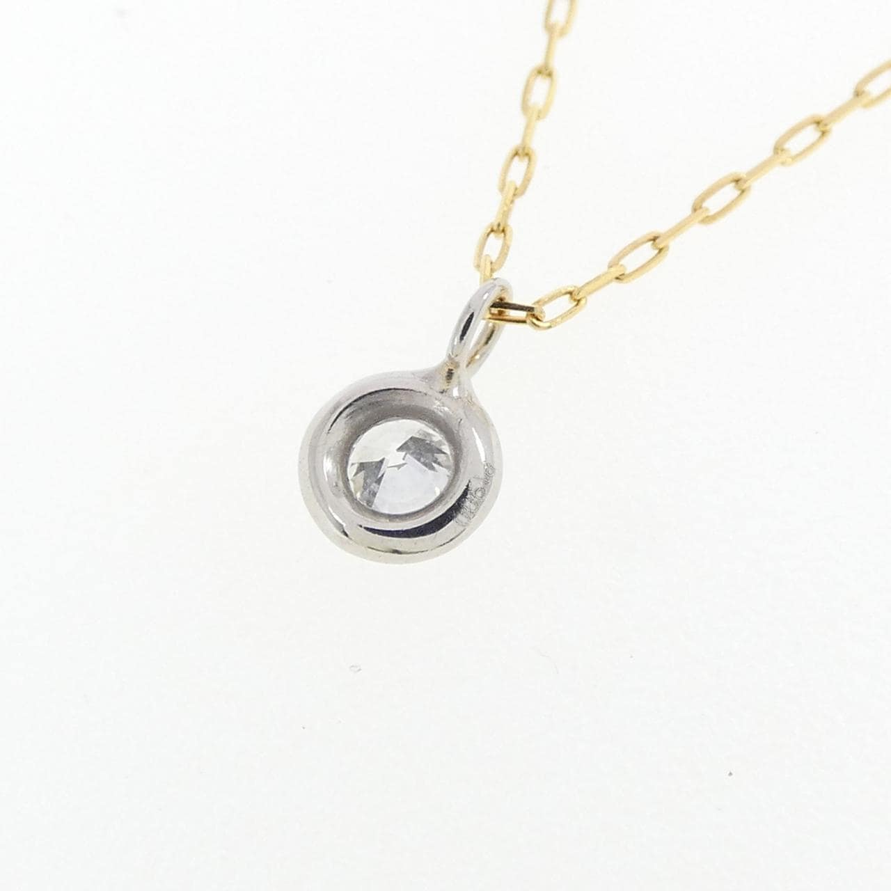 PT900/K18YG ダイヤモンド ネックレス 0.05CT