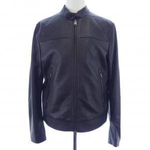 ブリオーニ BRIONI レザーライダースジャケット