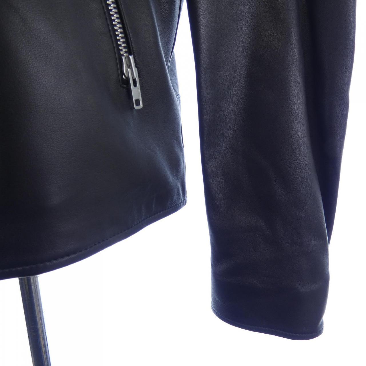 メゾンマルジェラ Maison Margiela ハの字 S50AM0489 レザーライダースジャケット