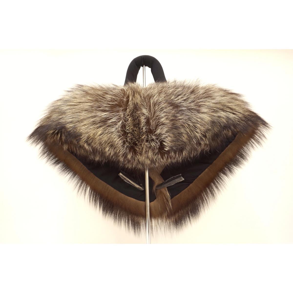 Silver fox fur stole