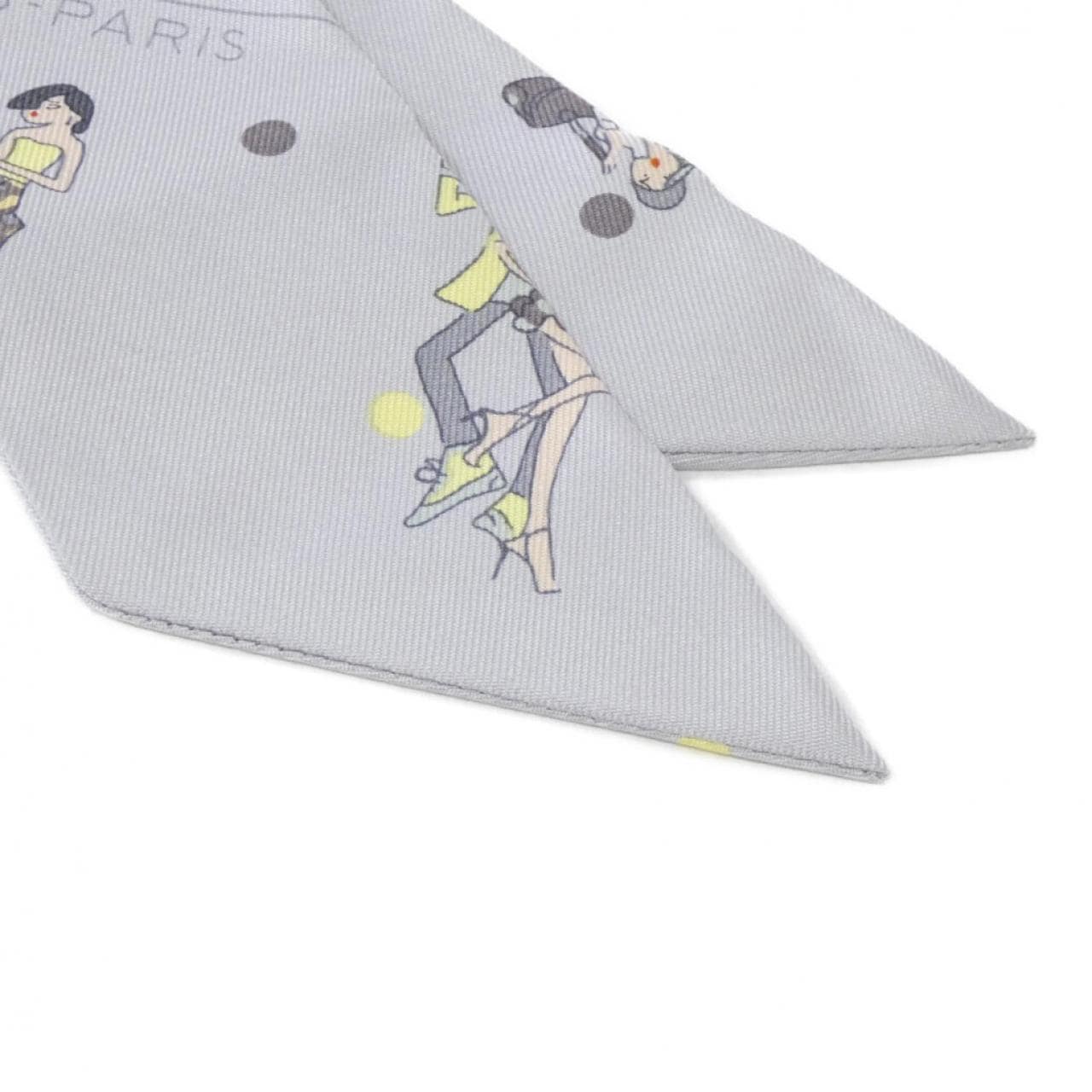 【未使用品】エルメス EX-LIBRIS LES PARISIENNE ツイリー 063416S スカーフ