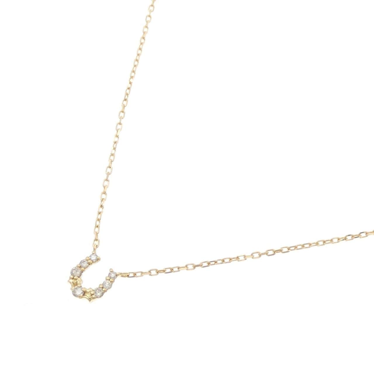 アガット ダイヤモンド ネックレス 0.05CT