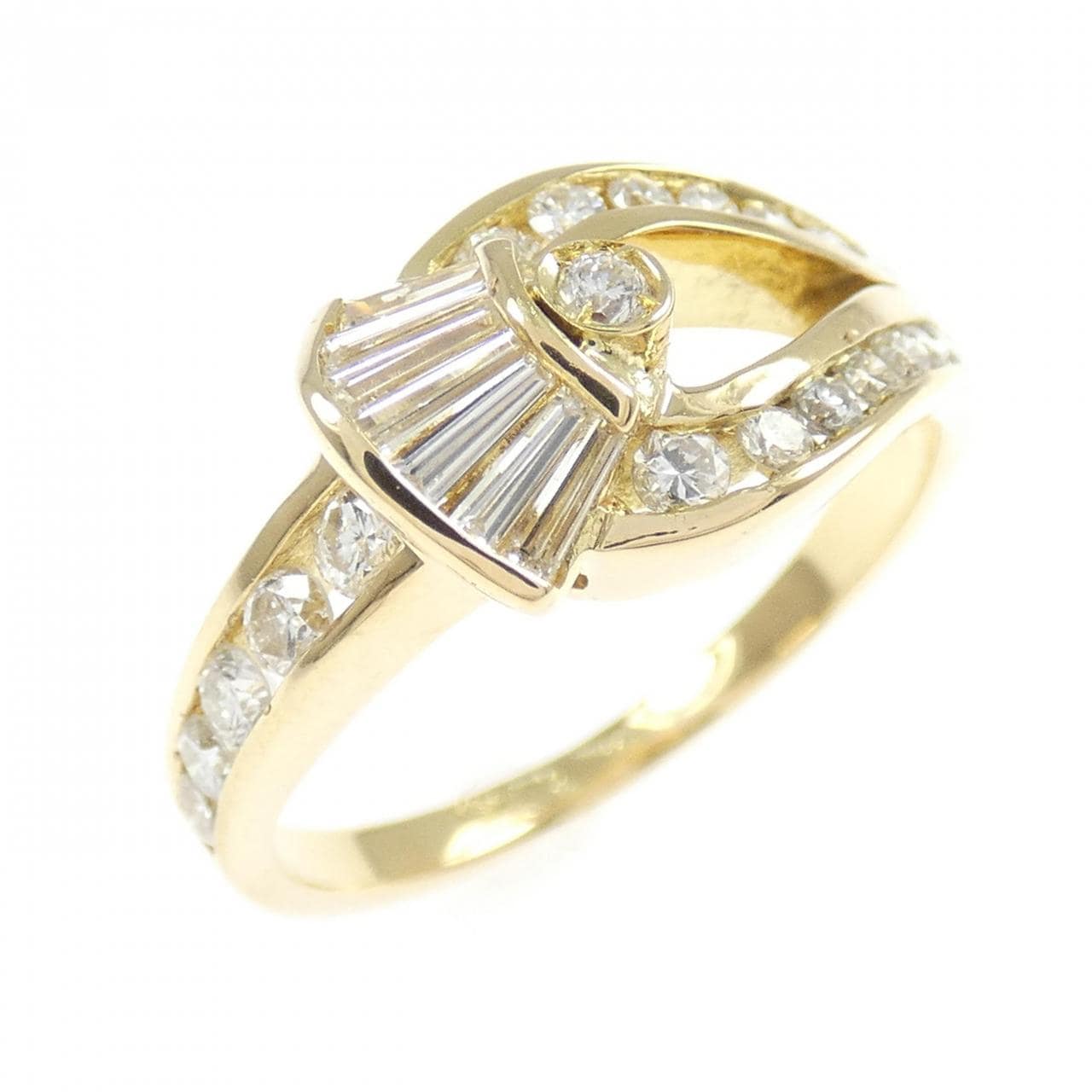 750YG ダイヤモンド リング