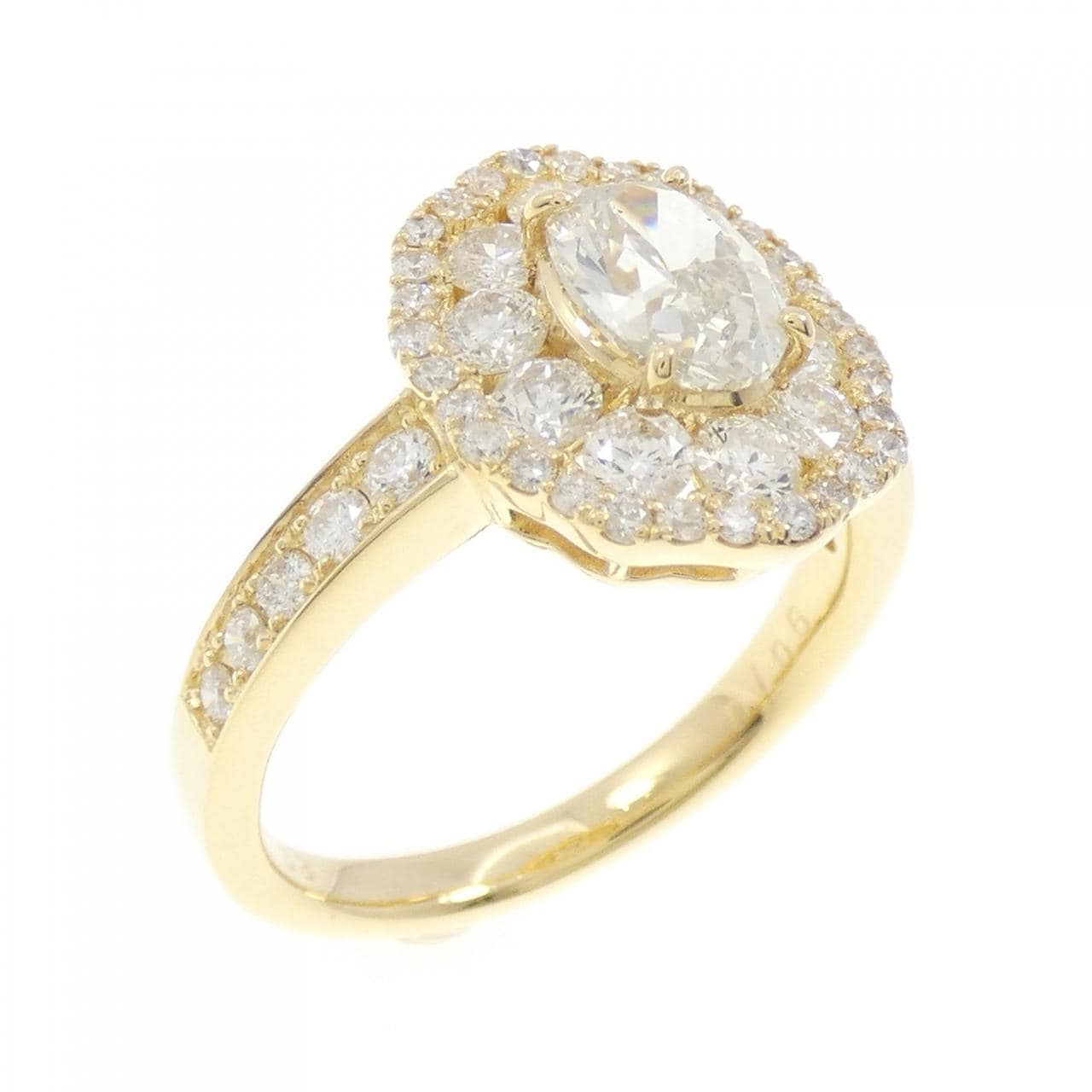 K18YG ダイヤモンド リング 0.783CT