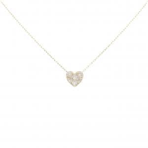 【新品】K10YG ハート ダイヤモンド ネックレス 0.10CT