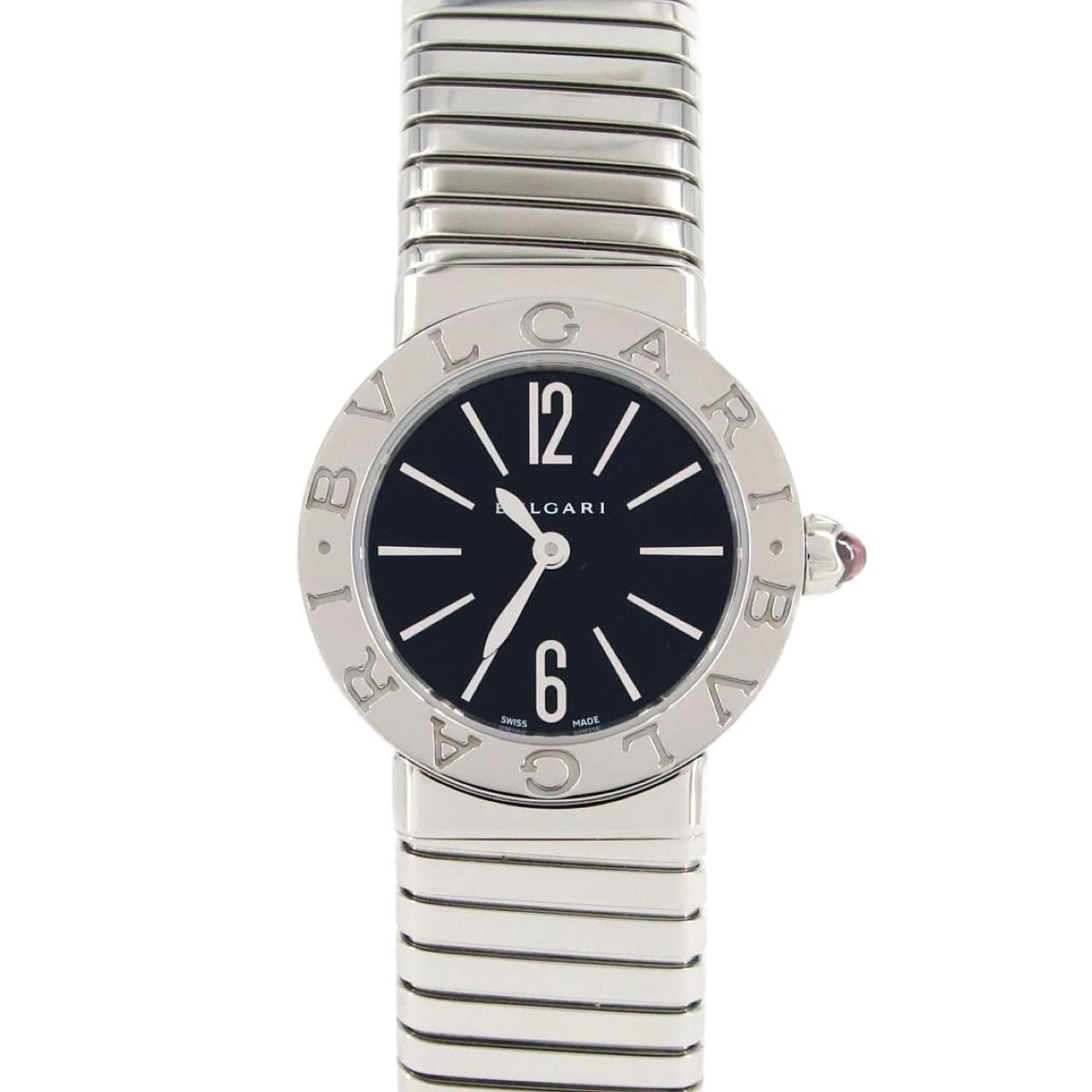 【新品】BVLGARI BVLGARI Tubogas 中 BBL262TS BVLGARI BBL262TBSS 不銹鋼石英