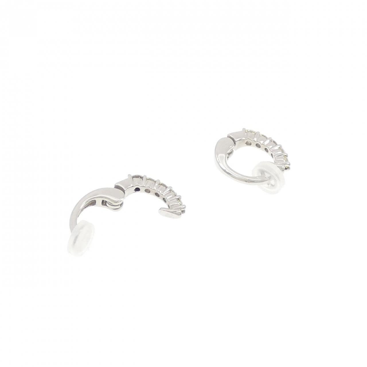 PT950 ダイヤモンド イヤリング 0.32CT