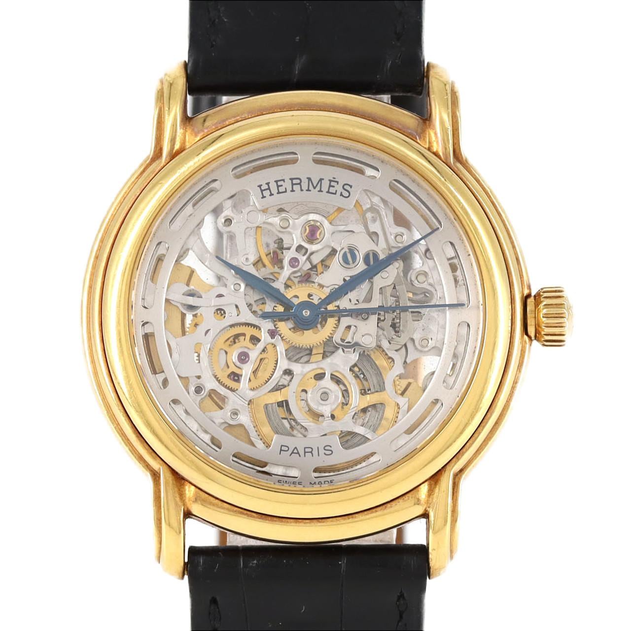 [No Maintenance Special Price] HERMES Sesame YG SM1.785 YG Automatic