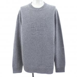 プラダ PRADA ウールxカシミヤ クルーネック セーター UMB645 S232 13HI ニット