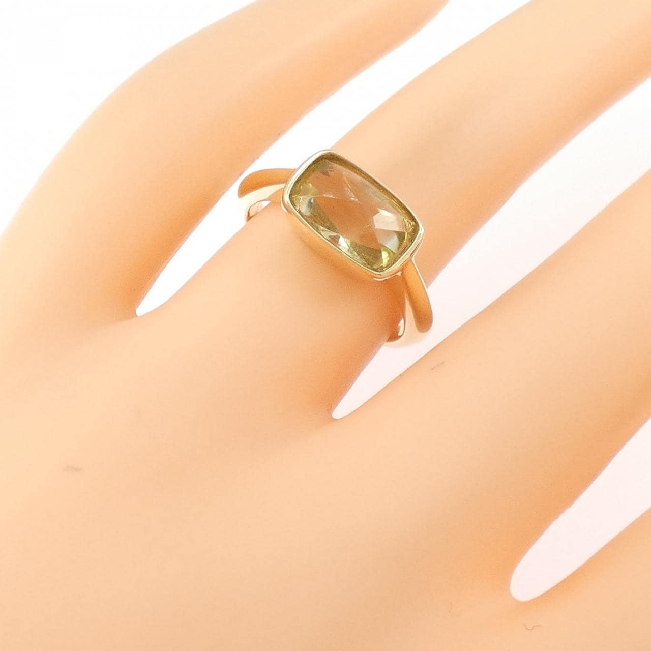 アガット クオーツ リング